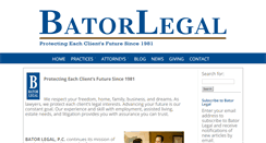 Desktop Screenshot of batorlegal.com